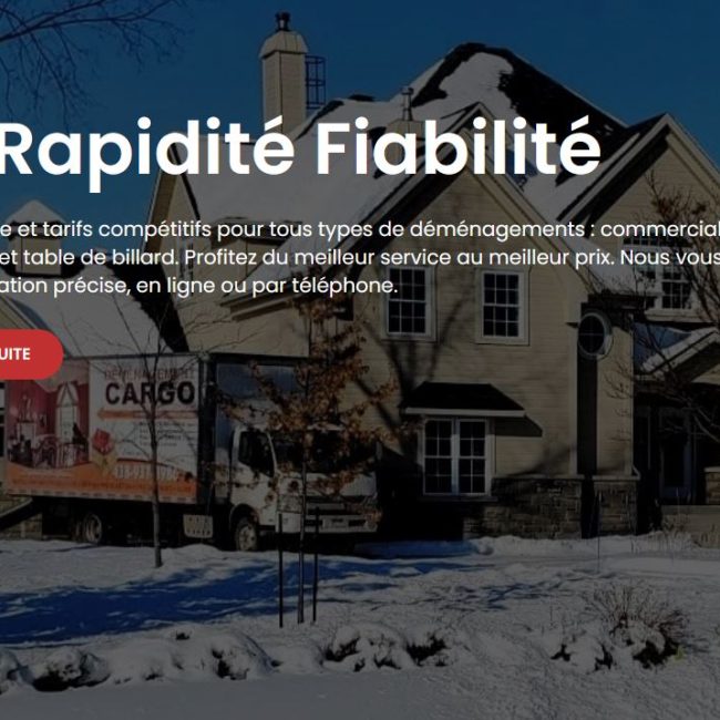 Déménagement Montréal Cargo