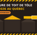 Peinture de toiture de tôle : prix 2026 au Québec et pièges qui gonflent la facture